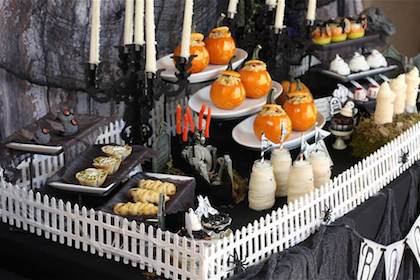 Halloween Table Buffet