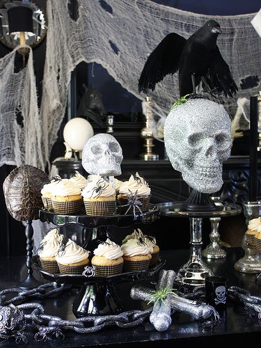 Dessert Table with Skulls